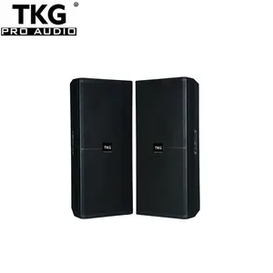 TKG dual 15 inch 1000w outdoor powerful three way professional pa speaker high quality speaker universal audio