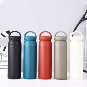 Taza de Viaje Blanca de Acero Inoxidable, Termo para Café con Aislamiento al Vacío de Doble Pared y Tapa - Product Image 4