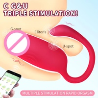 APP-Gesteuerter Kabelloser Vibrator - Tragbares Realistisches Design Kegel-Ball für Frauen USB-Aufladbar Wasserdicht Ferngesteuert
