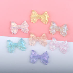 Acrylique sirène Dazzle arc bricolage crème colle accessoires épingle à cheveux grotte chaussures 3D patch fabricants en gros - Product Image 2