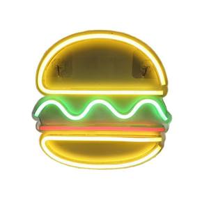 Enseigne néon LED personnalisée pour hamburger, pièces d'art murales en acrylique, luminaires personnalisables pour bar, <span class=keywords><strong>café</strong></span> ou magasin - Product Image 6