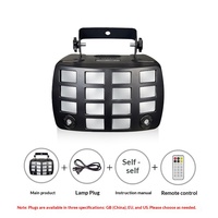 Projecteur LED 2-en-1 Butterfly IP20 pour scène, KTV, bar, ambiance de fête intérieure, laser stroboscopique coloré à commande sonore