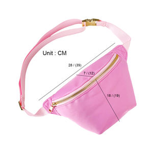 Personnalisable S/M Jeux Nylon Ceinture Sac Mignon Nylon Fermeture Éclair Stock Multi Couleurs Taille Sacs Sling Fanny Pack Filles - Product Image 5