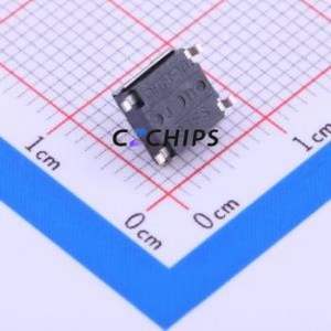B3FS-1010P Tactile Switch SMD,6x6.3mm Switch Single Pole Single Throw Round Button 1N Vertical Mount - Product Image 2
