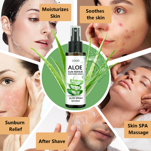 Spray de Suero de Aloe Vera Vegano Orgánico de Marca Privada, Calmante, Refrescante, con Extracto de Aloe Vera para el Cuidado Facial - Product Image 2