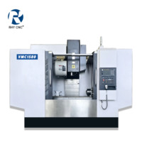 Centre d'usinage vertical CNC VMC1580 4 axes, machine de fraisage CNC robuste, déplacement X1500 Y800