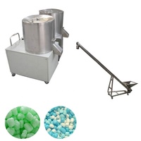 Ligne de production d'extrusion de billes de mousse d'emballage biodégradables à double vis, à base d'amidon, pour rembourrage en vrac