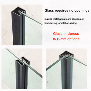 <span class=keywords><strong>Ringhiera</strong></span> in Vetro Moderna e Personalizzabile per Scale, Balconi Esterni, Resistente alle Intemperie, Senza Foratura - Product Image 4