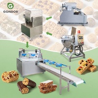 Ligne de production entièrement automatique de barres céréalières et de bonbons aux cacahuètes, machine industrielle de fabrication de protéines pressées à froid