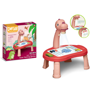Tablero de Dibujo con Proyección de Diseño de Dinosaurios de 34 Piezas, Mesa de Aprendizaje y Escritura para Niños, Proyectable - Product Image 2
