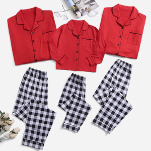 Conjunto de Pijamas de Natal em Cetim para Família, Pijamas de Natal com Estampa, Camisa de Manga Longa e Calças Longas para Descanso - Product Image 5