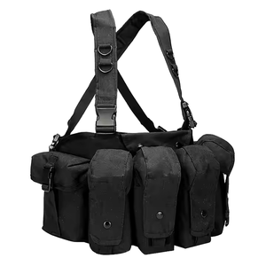 Chaleco Táctico Personalizado con Bolsas, Equipo de Seguridad para Exteriores y Caza, Diseño Ligero y Duradero - Product Image 1