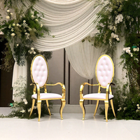 Chaises de salle à manger au design moderne Elite Luxe avec pieds en acier inoxydable pour la maison, l'hôtel, l'appartement, le bureau, les événements de mariage