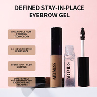 Mascara Gel Sourcils 3D Naturel Effet Sculptant Imperméable Couleur Uniforme Teinture Sourcils Cosmétiques Véganes Prise en Charge OEM Petites Séries