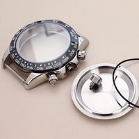 Boîtier de montre de plongée de haute qualité en acier inoxydable 316L de 39 mm avec verre saphir et cadran de 29 mm pour mouvement mécanique VK63 VK63A 10 ATM