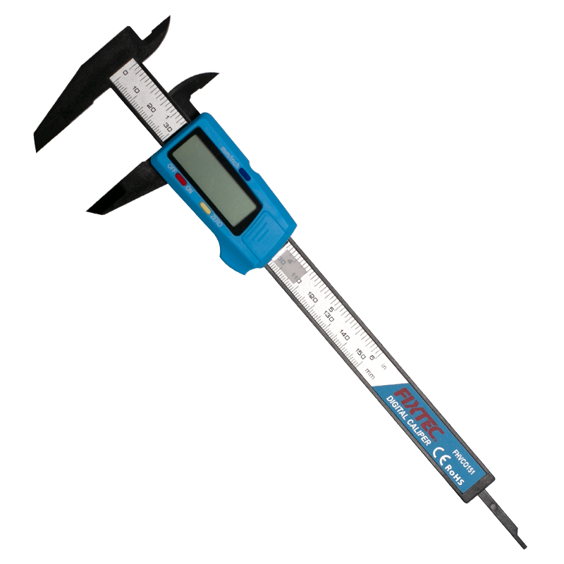 FIXTEC 버니어 캘리퍼스 150mm 미니 캘리퍼스 플라스틱 전자 디지털 캘리퍼스