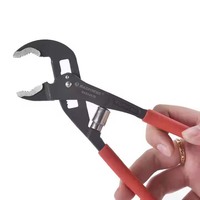 MAXPOWER Tools Pince à pompe à eau en acier à immersion Clé universelle Clé à tuyau Outils à main pour plombier Mâchoire droite Amélioration de l'habitat