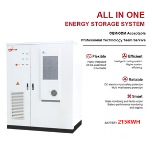 OEM Outdoor All in on BESS 100KW 215kWh 120KWH 60kw Solar Battery Energy Storage Microgrid BESS with PCS+ Industrial Batteries - Product Image 2