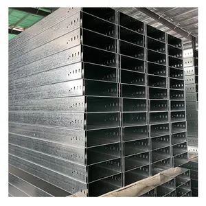 Galvanized Steel Cable Tray Custom Perforated Cable Tray 90 Degree Elbow Cable Tray