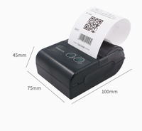 Printer Termal Mini 58HB5 Portabel 58mm Antarmuka BL dan USB Printer Struk Multibahasa