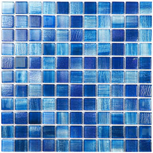 Azulejo de mosaico de cristal brillante de alta calidad para decoración de pared <span class=keywords><strong>Interior</strong></span> <span class=keywords><strong>piscina</strong></span> y suelo - Product Image 2