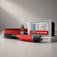 Pistolet de pulvérisation électrostatique à moteur PLC Haztek pour pièces métalliques en aluminium, équipement de peinture pour ligne de revêtement automatique