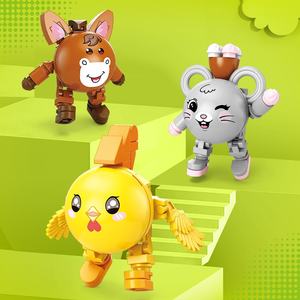 <strong>Lele</strong> Brothers 9152 Chinese Zodiac Series Building <strong>Blocks</strong> Small Particles Plastic Educational Puzzle for Children Assembling Toys - Product Image 4