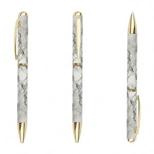 Bolígrafo de punta redonda de alta calidad con cuerpo de colores, tinta suave, bolígrafo profesional para oficina, logotipo personalizado - Product Image 3