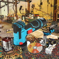 Nouvelle mini-meuleuse d'angle électrique au lithium de 3 pouces, outil électrique portatif de qualité industrielle, interrupteur coulissant, diamètre du disque de 125 mm, sans balais