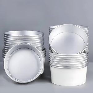 Cuencos de papel de aluminio desechables de alta calidad de Xiamen, cuencos de Material reciclado respetuosos con el medio ambiente para leche, pan, sándwich, fideos - Product Image 3