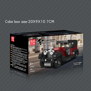 Khuôn Vua 27101 Siêu Xe Sang Trọng Lắp Ráp Câu Đố Đồ Chơi Gạch Bộ Dụng Cụ Moc Mô Hình Hiển Thị Hộp Xây Dựng Khối Bộ Món Quà Giáng Sinh - Product Image 6