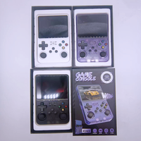Nouvelle console de jeu portable rétro R36S 64 Go, cadeaux, joystick analogique 3D, écran IPS de 3,5 pouces, jeu vidéo portable de poche