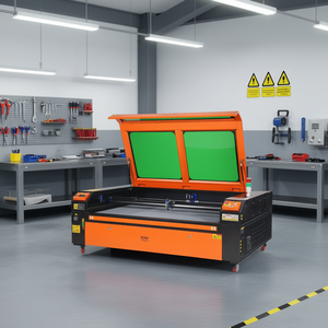 Graveur laser CO2 60W 35 x 55 pouces avec assistance pneumatique et passage bidirectionnel pour la découpe de cristaux, compatible LightBurn - Product Image 2