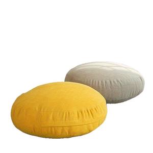Cojín redondo estilo japonés, color sólido, de franela lavable, para sala de estar, dormitorio, meditación. - Product Image 5