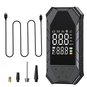 Không dây đa-chế độ miễn phí chuyển đổi màn hình kép hiển thị kỹ thuật số với ánh sáng với sạc chức năng ngân hàng inflator - Product Image 1