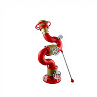 Pistolet de pulvérisation incendie fixe Xingli XL-FM de haute qualité DN100 en acier et laiton, moniteur d'eau incendie PL60, moniteur de mousse