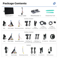 MEKEDE DUDU7-Unidad Giratoria de Husillo Único para Coche, Dispositivo Universal con Android, GPS, DSP, RDS, para Toyota, Honda, VW, Hyundai, Nissan