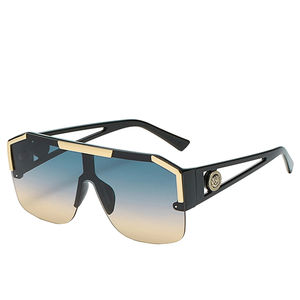 Nouvelles lunettes de soleil monobloc UV400 Le <span class=keywords><strong>Roi</strong></span> <span class=keywords><strong>Lion</strong></span>, style sportif tendance européen et américain, monture complète perforée - Product Image 5