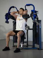 Équipement de musculation le plus vendu ROSEN Fitness, machine d'extension des triceps à charge par broche en acier galvanisé pour l'entraînement