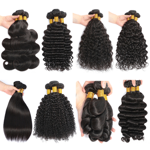Wholesale Bulk Brazilian Cambodian Virgin Human Hair <strong>Weave</strong> Bundles <strong>Indian</strong> Hair <strong>Deep</strong> Wave 8 Inches 100g Double Drawn Natural - Product Image 4