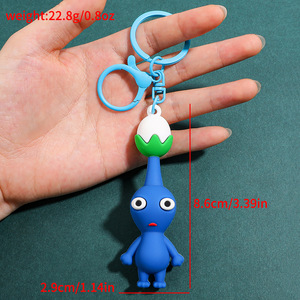 Porte-clés <span class=keywords><strong>Pikmin</strong></span> 4 transfrontalier, figurine de dessin animé à thème de jeu, vente chaude, vente en gros - Product Image 4