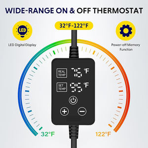 Almohadilla Térmica para Reptiles de 120V con Control de Temperatura Clásico y Preciso, 4x7 Pulgadas, Tecnología PTC Segura, Impermeable y Ecológica - Product Image 6