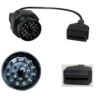 Custom OBDII OBD2 38 פין זכר כדי 16 פין נקבה הארכת כבל אבחון מתאם מחבר כבל Crimping כלים