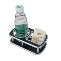 AC-2191 Porte-gobelet universel pour tableau de bord de voiture, organisateur de rangement multifonctionnel pour voiture avec adhésif 3M pour téléphone, clés, cartes