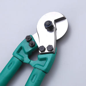 Coupe-fils robustes verts de 8 pouces, lame en acier au carbone, qualité industrielle, outil de coupe à bouche incurvée antidéflagrant - Product Image 1