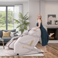 Fauteuil de massage 4D intégral en cuir PU avec musique IA, zéro gravité et fonction pliable, idéal pour la maison et le bureau – Vente en gros à chaud