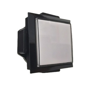 Square Game Console Button Switch 60x60mm <b>Plastic</b> Micro Switch With Light <b>Bracket</b> Arcade Accessory - Product Image 1