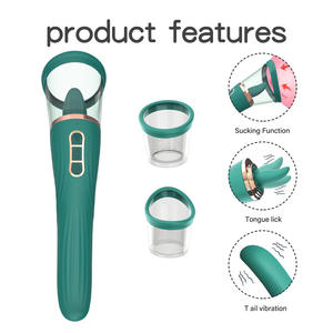 Vibrador de Lengua Mágica Edya para Mujeres, con Alimentación USB, Color Rosa, Juguete Sexual para Adultos, Tamaño 215mm, Control de Interruptor - Product Image 4