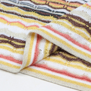 Abito Maglione Lungo Estivo da Donna con Glitter, Senza Maniche, Colorato, alla Moda, Aderente, a Righe, per Vacanze - Product Image 5