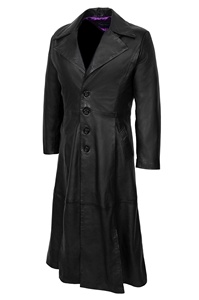 Custom 100% Genuine <b>Black</b> Nappa Leather Men’s Coat Premium Lining Private Label OEM/ODM Wholesale Winter Outerwear - Product Image 2